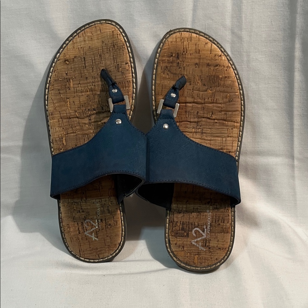 A2 By Aerosoles Navy Sandals